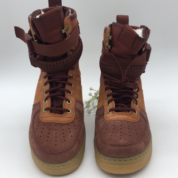 Nike SF AF1 PRM dark russet/pueblo brown - Picture 6 of 8